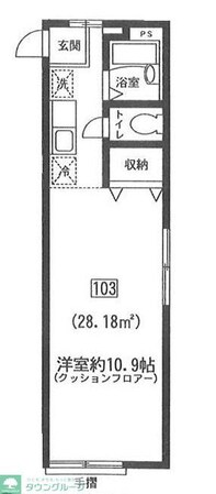 プルミエ中原の物件間取画像